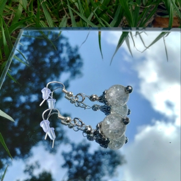 Handmade Prism Earrings - Picture 2 of 2